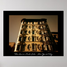 Nova Iorque - mais baixa zona leste Poster