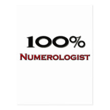 Numerologist de 100 por cento cartões postais