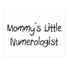 Numerologist pequeno de Mommys Cartões Postais
