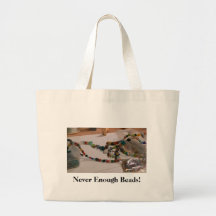 Nunca bastante miçanga! bolsas de lona