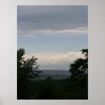 Nuvens e montanhas de West Virginia Pôsteres
