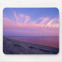 Nuvens sobre a praia mousepads