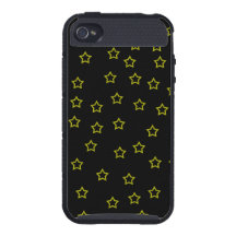 O amarelo Stars a caixa da carga do iPhone 4