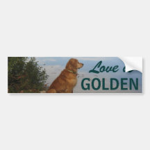 O "amor é dourado " adesivos