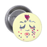 O amor rasga o botão pins