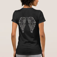 O anjo preto voa a camiseta