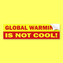 O aquecimento global não é legal! adesivos de carro