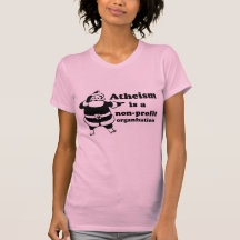 O ateísmo é uma organização sem fins lucrativos tshirt
