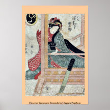 O ator Sawamura Tanosuke por Utagawa, Toyokuni Pôsteres