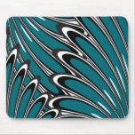 o azul do abstrackt floresce o mousepad