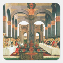 O banquete do casamento adesivos
