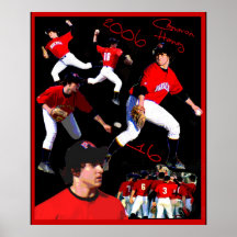 O basebol de Cameron Posters