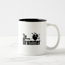 O baterista caneca