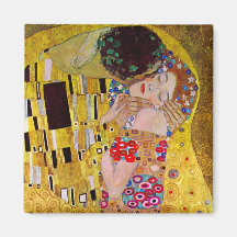 O beijo (detalhe) por Gustavo Klimt Imas De Geladeira