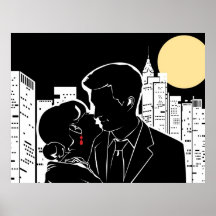 O beijo do casal de New York Posteres