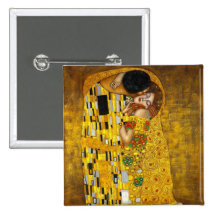 O beijo por Gustavo Klimt Pins