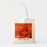 O bolsa customizável do rosa da laranja