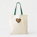 O bolsa do coração da flor