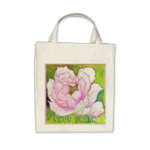 O bolsa orgânico do mantimento. 'PEONYpink
