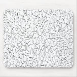 o caos abstrato acena o mousepad