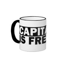 O capitalismo é liberdade canecas