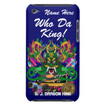 O carnaval D.J. Dragão rei vista sugere por favor Capa iPod Touch Case-Mate