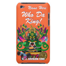 O carnaval D.J. Dragão rei vista sugere por favor Capa iPod Touch Case-Mate