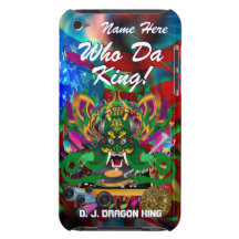 O carnaval D.J. Dragão rei vista sugere por favor Capa iPod Touch Case-Mate