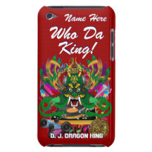 O carnaval D.J. Dragão rei vista sugere por favor Capas iPod Case-Mate
