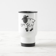 O carneiro diz t-shirt e presentes do Baa Caneca