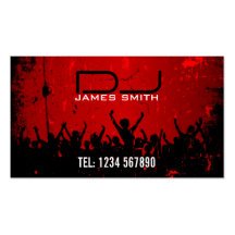O cartão de visita do DJ