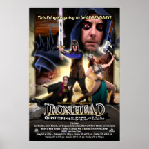 O cartaz de Ironhead personaliza ao tamanho da pos Pôsteres