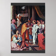 O casamento de Mary por Ludovico Carracci (a melho Pôsteres