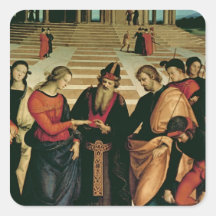 O casamento do Virgin, 1504 Adesivo