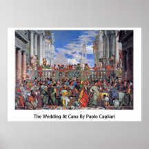 O casamento em Cana por Paolo Cagliari Poster