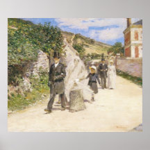 O casamento março, Theodore Robinson Impressão