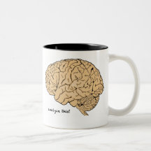 O cérebro humano analisa este! caneca