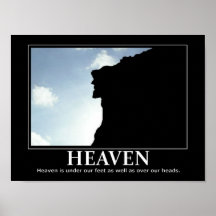 O céu inspira o poster da motivação