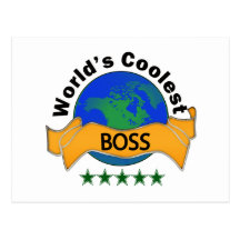 O chefe o mais fresco do mundo cartões postais