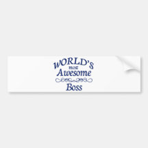 O chefe o mais impressionante do mundo adesivos