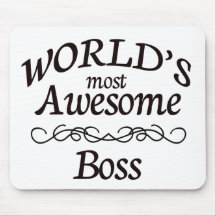 O chefe o mais impressionante do mundo mousepads
