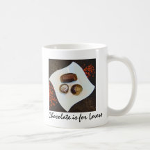 O chocolate é para amantes canecas