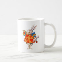 O COELHO BRANCO DE ALICE CANECAS