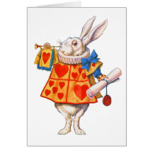 O COELHO BRANCO DE ALICE CARTOES