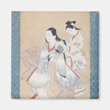 O Coiffure do Courtesan, c.1700-14 Imãs De Geladeira