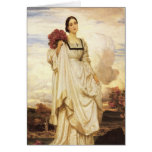 O condessa Brownlow - Frederic Leighton Cartão