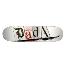 O conselho branco do skate de DADA