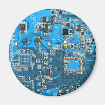 O conselho de circuito do geek do computador - azu imas