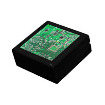 O conselho de circuito do geek do computador - ver porta jóia