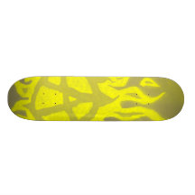 O conselho Logotipo-Amarelo Anarquia-Novo da febre Skate